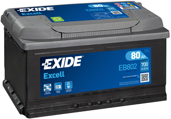 Аккумулятор EXIDE арт. EB802